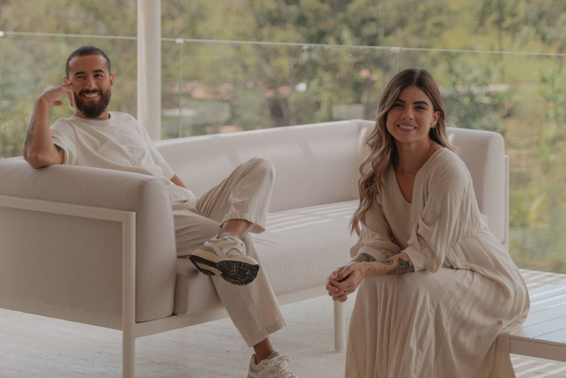 Sofá 3 Puestos Origin Blanco Mineral- Point