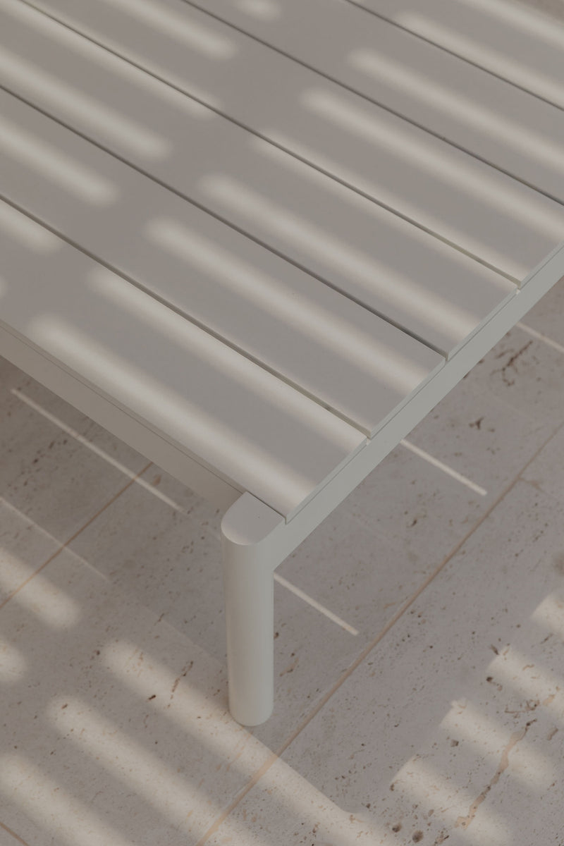 Mesa Centro Rectangular Origin Blanco Mineral - Point