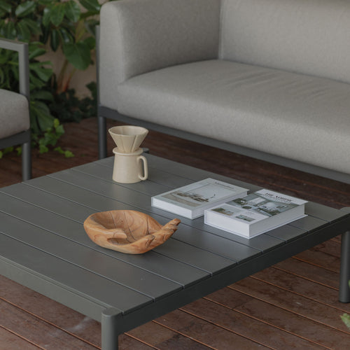 Mesa Centro cuadrada Origin Gris - Point