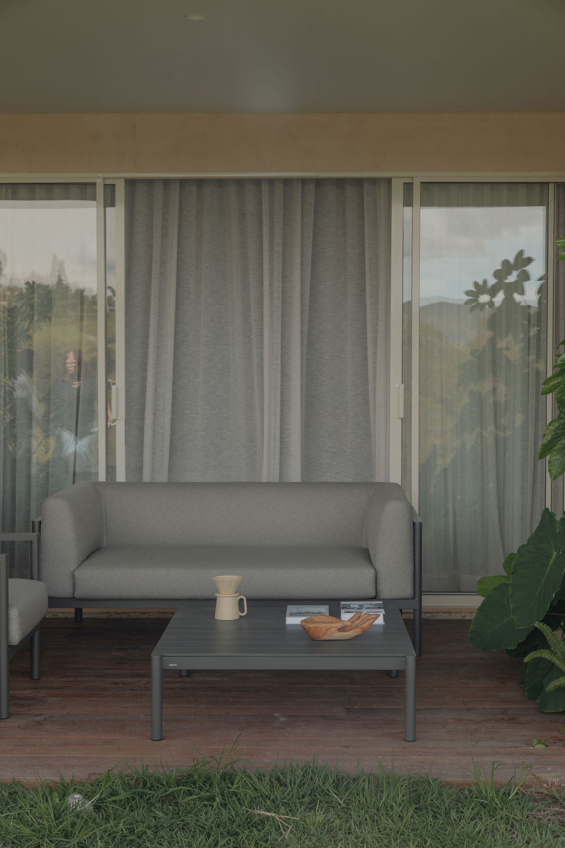 Sofa 2 puestos Origin Gris - Point