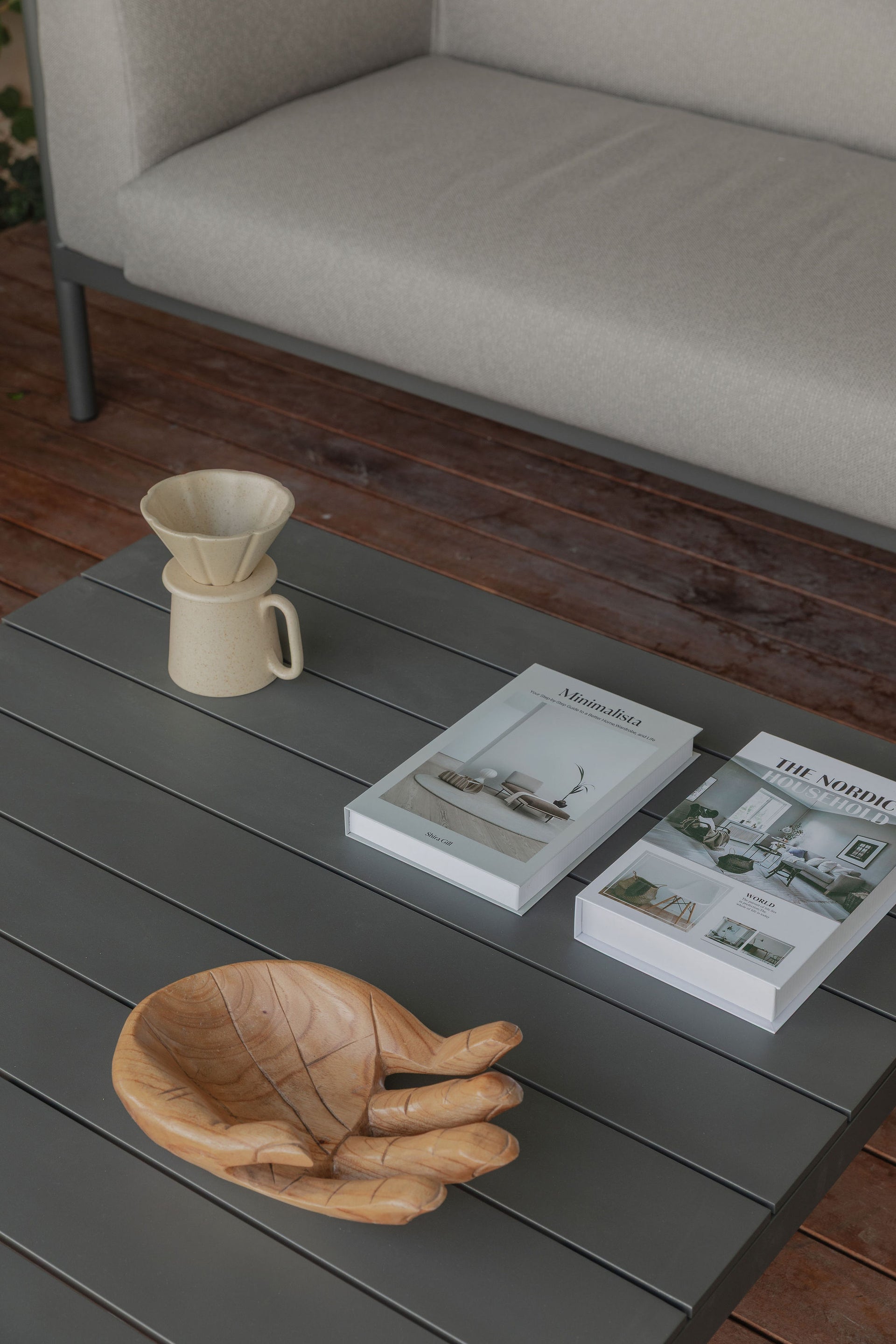 Mesa Centro cuadrada Origin Gris - Point