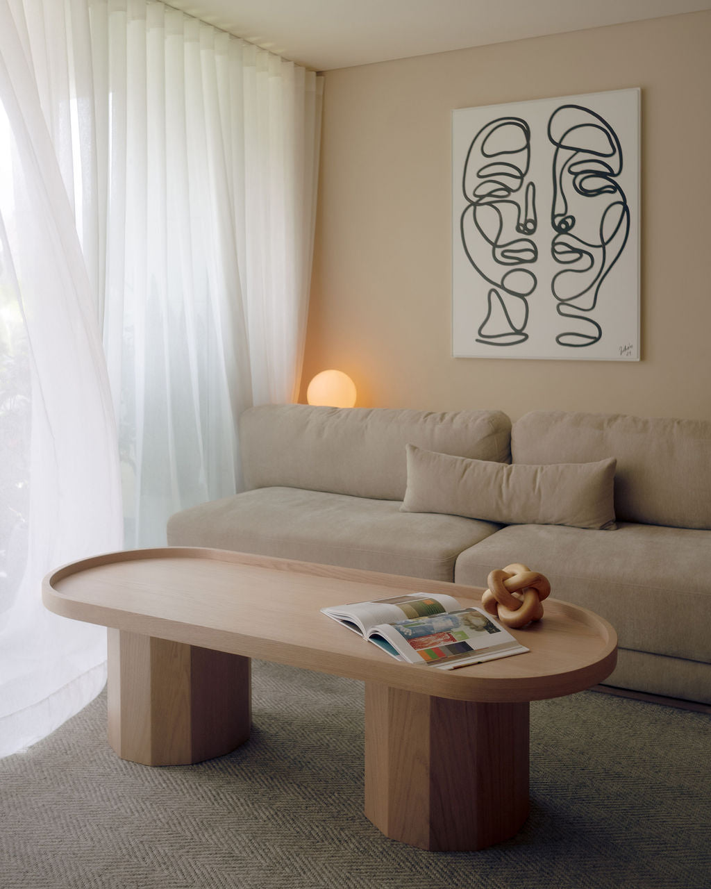 Mesa de centro para sala Casandra