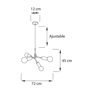 Lámpara Lisboa Colgante CO4