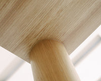 Mesa de comedor patas cilíndricas