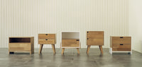 Mesa de Noche de madera Basic