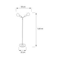 Lámpara Lisboa de Pie 2L