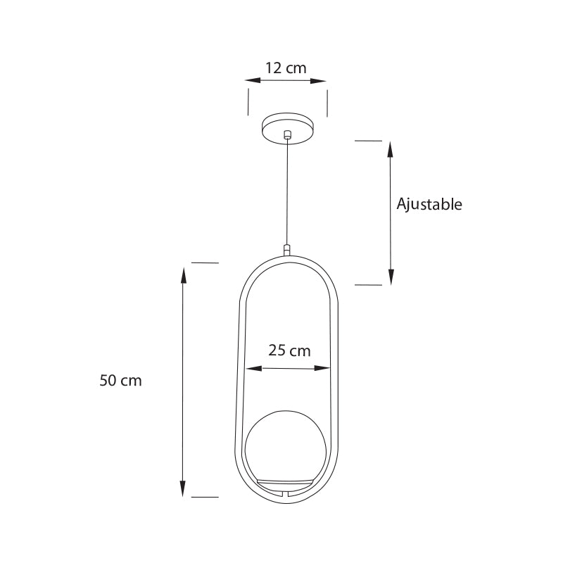 Lámpara Colgante Tivoly CO1