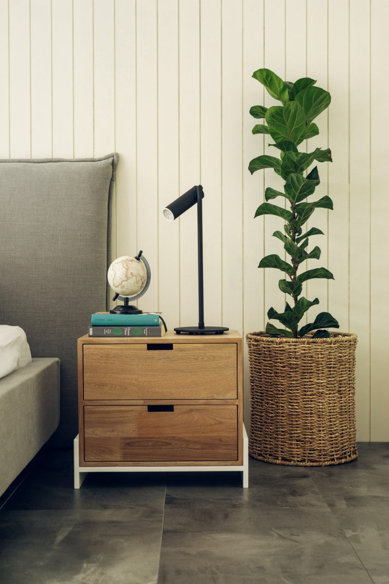 Mesa de Noche de madera Basic